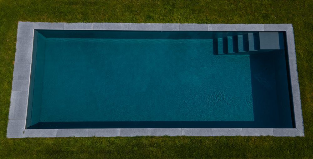 Belgische blauwe steen zwembadboorden